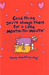 Valentine You Take My Breath Away Naughty Valentine's Day Card Greeting Cards