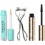 Sweed Flirty Lash Beauty Bundle Eyelash Serum & Curler & Mascara