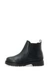 CA'SHOTT A/S Femme Casaya Chelsea 61331584 Bottes Chaudes en Cuir Bottine, Noir, 36 EU