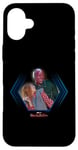 Coque pour iPhone 16 Plus Marvel WandaVision Wanda & Vision Cute Couple Framed