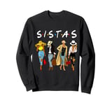 Proud Black Sistas Queen Melanin Afro African American Women Sweatshirt