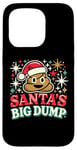 Coque pour iPhone 15 Pro Santa's Big Dump - Funny Xmas Pajamas Christmas Poop