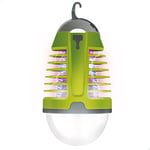 AKTIVE 61552 Lampe Anti-Moustique LED de Nuit Lumière Blanche 70 Lumens Anti-moustiques électrique 9 x 15 cm + câble USB + Brosse nettoyante Lampe Tue Les moustiques Vert