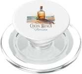 Cocoa Beach Florida Bouteille de rhum aquarelle Motif plage PopSockets PopGrip pour MagSafe