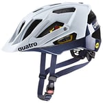 uvex Quatro Cc Mips - Casque de Vtt sûr pour Hommes et Femmes - Système Mips - Visière Réglable - Cloud-deep Space Matt - 52-57 cm