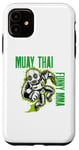 Coque pour iPhone 11 Muay Thai Space Robot, MMA, kickboxing, jiu-jitsu, combat