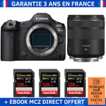 Canon EOS R5 Mark II + RF 85mm f/2 Macro IS STM + 3 SanDisk 128GB Extreme PRO UHS-II SDXC 300 MB/s + Ebook '20 Techniques pour Réussir vos Photos' - Appareil Photo Hybride Canon