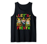 Mexico Mexican Dwarves Band Maraca Sombrero Let's Fiesta Tank Top