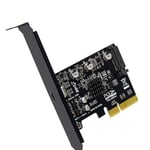 USB PCIE Card Type C PCI-Express 4X to USB 3.2 Gen 2X2 (20Gbps) ASM32424881