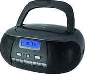 ECG CDR 500 Titan Radio CD – CD, CD-R/RW ; MP3 ; Radio FM ; 20 présélection de Tuner ; écran LCD ; Montre (Mode Stand-by) ; entrée AUX ; Sortie Casque Gris argenté