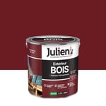 Peinture extérieure bois microporeux Julien rouge basque satin 2,5L