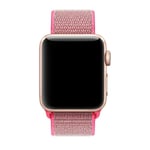 Nylonarmband Apple Watch 42mm rosa