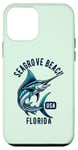 Coque pour iPhone 12 mini Seagrove Beach Floride USA Pêche Design