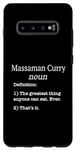 Coque pour Galaxy S10+ Massaman Curry Lovers / Faux dicton drôle