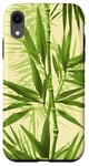 Coque pour iPhone XR Coque bambou feuilles plantes plante