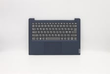 Lenovo IdeaPad S340-14IIL Keyboard Palmrest Top Cover Nordic Blue 5CB0S18605