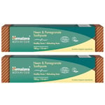 Himalaya Botanique Original Neem & Pomegranate Toothpaste, Fights Plaque, Brightens Teeth, Fluoride Free, No Artificial Flavors, SLS Free, Cruelty Free, Mint Flavor, 150 g (2 pc)