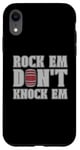 iPhone XR Rock Em Don't Knock Loves Barrel Horse Riding Barrel Racing Case