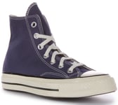 Converse A04589C Chuck 70 Vintage Canvas Lace Up Trainer Navy UK 3 - 12