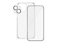 PanzerGlass skärm/linser/bakstycksskydd svart transparent Apple iPhone 15