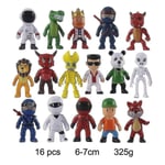 PVC Stumble Guys Battle Game Karaktärer Modell Juguetes Stumble Guys Anime Action & Leksaksfigurer Set För Barnfödelsedag [xh]  (FMY) A 16pcs