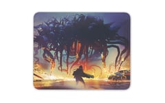 Fantasy Alien Invasion Mouse Mat Pad - Monster Gaming Gamer Gift Computer #14001