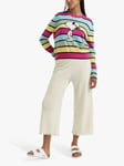 Chinti & Parker Wool and Cashmere Blend Striped Snoopy Jumper