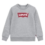 Levi's Kids -Batwing Crewneck Sweatshirt Boys, Grey, 3 Years