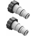 Adaptateur de tuyau de piscine A pour piscine Intex, adaptateur de tuyau de piscine de 38 mm et 32 mm de diamètre, adaptateur de tuyau de rechange