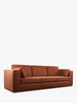 John Lewis + Swoon Rubik Large 3 Seater Sofa, Dark Leg