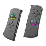 (Musta)Switch Gamepad Joycon L/R -konsoli Joystick BT 5.0 Vasen oikea peliohjain Nintendo Switchille/Switch OLED/Switch Litelle