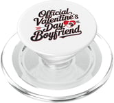 Couple Valentines Day Romantic Relationship Funny Boyfriend PopSockets PopGrip for MagSafe