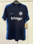 Chelsea Nike Trivago Blue Training Top UK Medium Slim fit BNWT