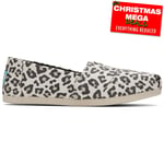 Toms Alpargata Slip-On Casual Comfort Womens Shoe Leopard Print