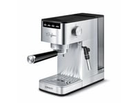 Polti Coffea P10s, Espressomaskin, 1,3 L, Kaffekuddar, Malat Kaffe, Svart, Silver