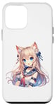 Coque pour iPhone 12 mini Costume de marin mignon chat fille