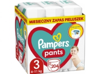 PAMPERS MTH Blöjor Storlek 3, 6-11kg, 204st.