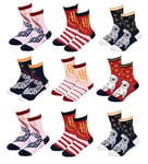 Chaussettes Pack Fille Harry Potter Pack De 9 Paires Chaussettes Surprise