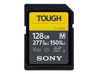 Sony Sf-M Series Tough Sfm128t/T1 - Flash-Minneskort - 128 Gb - Video Class V60 / Uhs-Ii U3 / Class10 - Sdxc Uhs-Ii