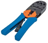 Intellinet Universal Modular Plug Crimping Tool, For RJ45, RJ12 and RJ11 modular plugs