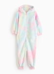 Tu Pastel Tie Dye Fleece All In One 8-9 years Multi Coloured Years female