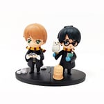 Bizak Harry Potter Lot de 2 Figurines de 8 cm, Ron et Harry Edition Collection, Grand Niveau de détail, 13 Figurines à Collectionner, Recommandé pour partir de 3 Ans (64115016)