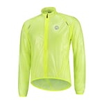 Rogelli Crotone Imperméable de Cyclisme pour Homme XS, S, M, L, XL, 2XL ou 3XL Jaune/Noir - Fluor