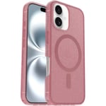 OtterBox Symmetry Series Clear MagSafe Case for iPhone 16, Shockproof, Drop proof, Protective Thin Case, 3x Tested to Military Standard, Clear/Pink