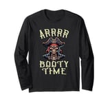 Pirate Pun - Arrrr Booty Time Pirate Treasure Seeker Long Sleeve T-Shirt