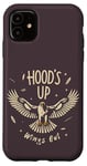 iPhone 11 Hoods Up Wings Out Epic Cool Falconry Falconer Bird Hawking Case