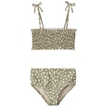 Liewood Mikaela Mönstrad Bikini Leo Spots/Tea | Grön | 98 cm