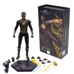 ZD Toys Marvel Spider Man No Way Home Intergrated Black Gold Suit Action Figure