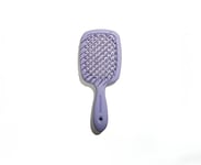 Muitomas, Brosse à cheveux, brosse à cheveux fins avec poils souples et poignée ergonomique, brosse à cheveux lisses et bouclés, couleur lilas