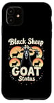 Coque pour iPhone 11 Mouton Noir Au Statut De Chèvre